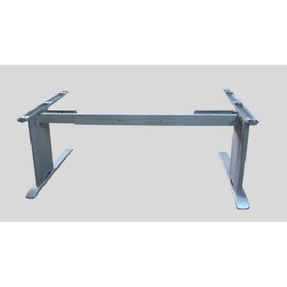 rectangular metal desk frame